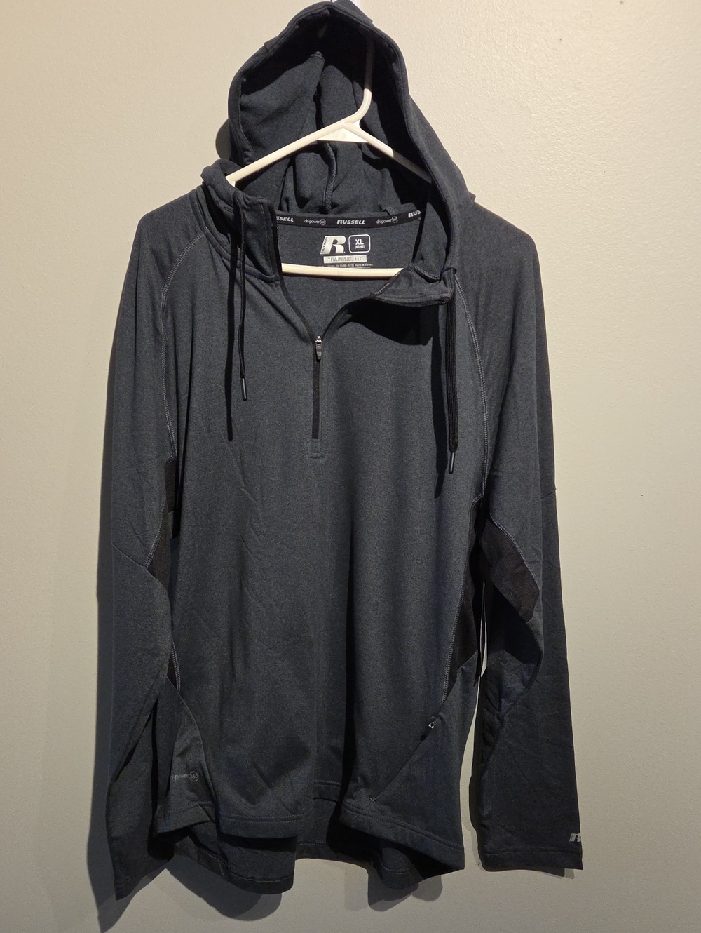 Men's Russell Athletic Hooded Half-Zip Shirt